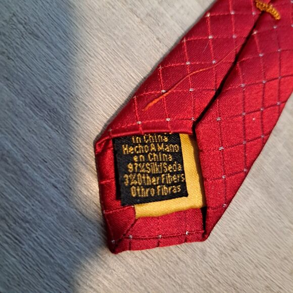 Donald J Trump Signature Collection Silk Tie Red White & Blue Lot of 2 58” & 59” - Picture 9 of 12